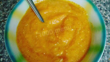 Морковно-тыквенный суп-пюре