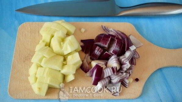 постный суп-пюре из красной капусты