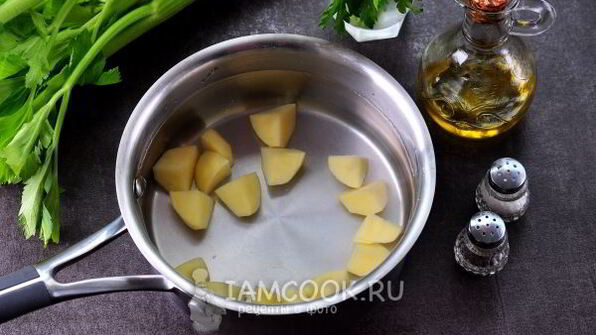 постный суп-пюре из шампиньонов