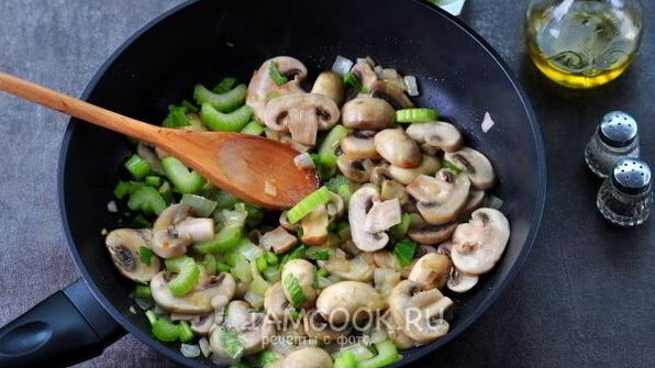 постный суп-пюре из шампиньонов