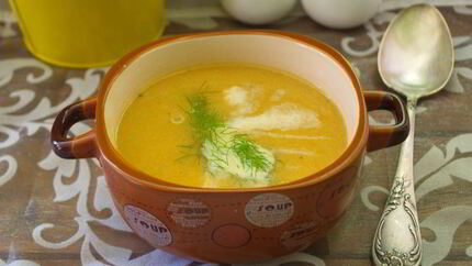 Рыбный суп-пюре со сливками