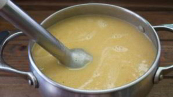 рыбный суп-пюре со сливками