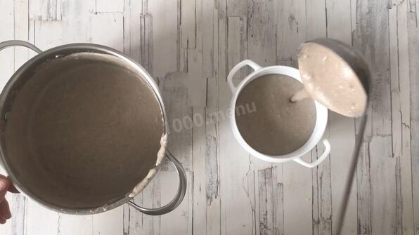 суп пюре грибной со сливками