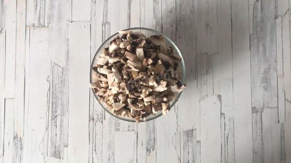 суп пюре грибной со сливками