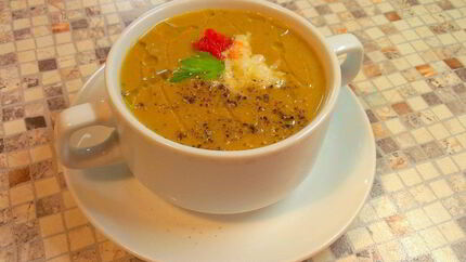 Суп-пюре из баклажанов