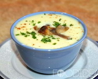 Суп-пюре из белых грибов