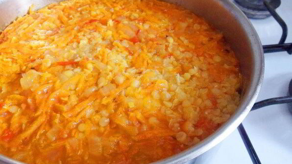 суп-пюре из чечевицы