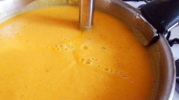 суп-пюре из чечевицы