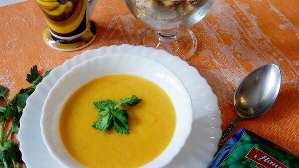 суп-пюре из чечевицы