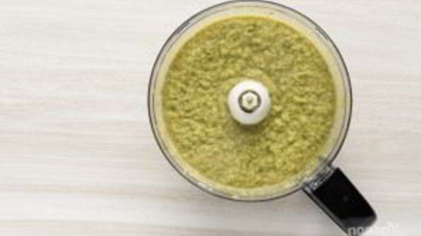 суп-пюре из горошка и нута