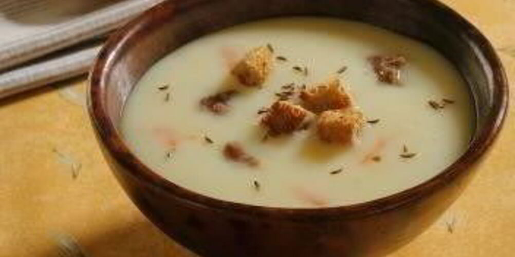 Рецепт супа-пюре из картофеля с тмином