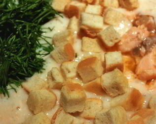 Суп-пюре из лосося