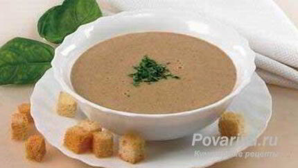 Суп-пюре из печени