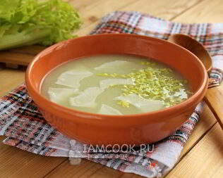 Суп-пюре из сельдерея