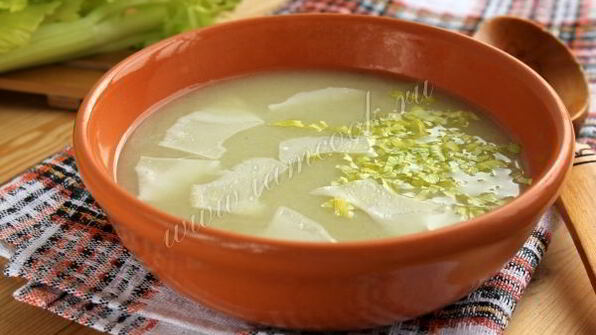 суп-пюре из сельдерея