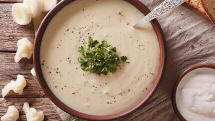 Суп-пюре из цветной капусты