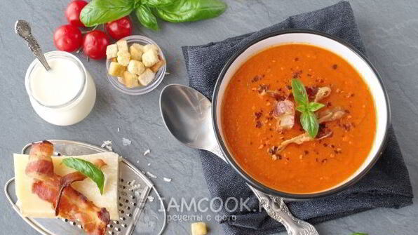 томатный суп-пюре