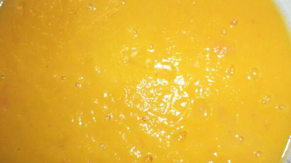 тыквенный суп-пюре с чесночными сухариками