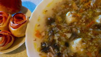 Суп с картофельными клецками