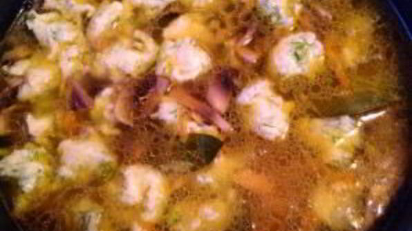 суп с картофельными клецками