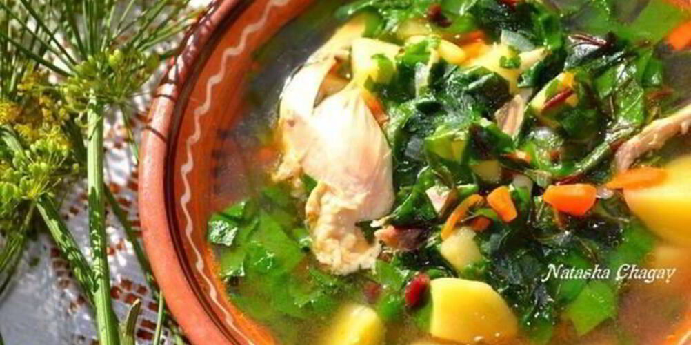 Рецепт супа со свекольной ботвой