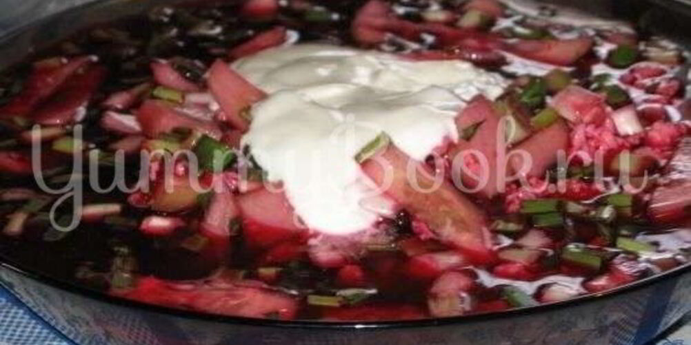 Рецепт свекольника холодного