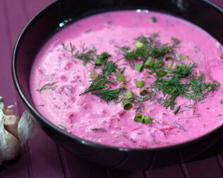 Свекольник на кефире