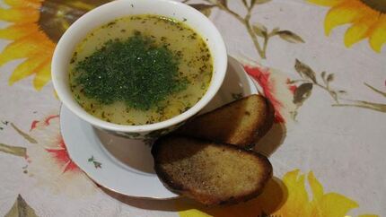 Легкий сырный супчик