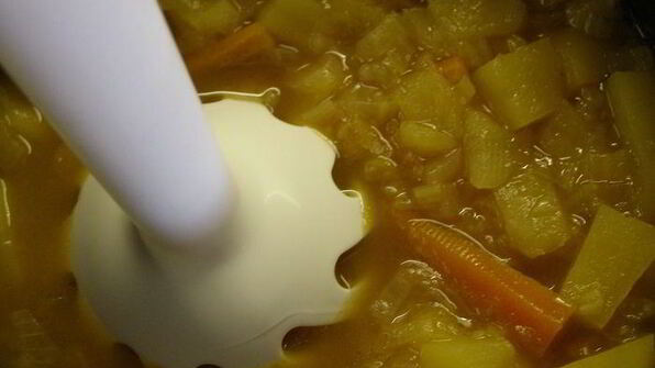 мягкий сырный суп-пюре