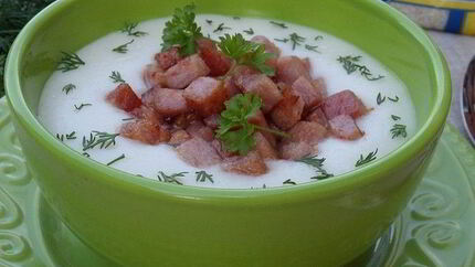 Рисово-сырный суп-пюре