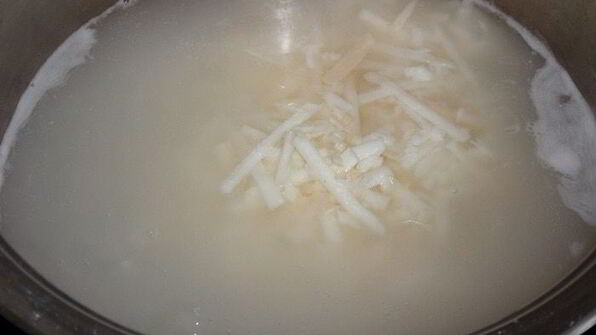 рисово-сырный суп-пюре