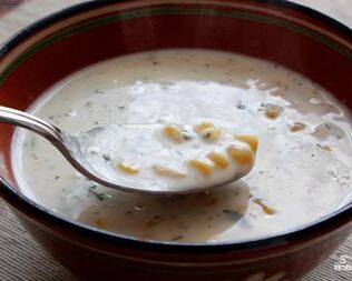 Сырно-кукурузный суп