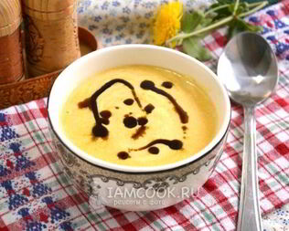 Сырный крем-суп с тыквой