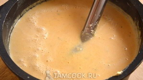 сырный крем-суп с тыквой