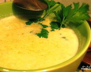 Сырный суп без мяса