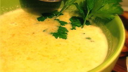 Сырный суп без мяса