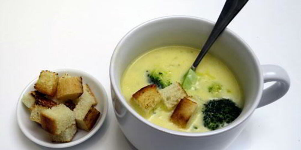 Рецепт сырного супа с брокколи в мультиварке