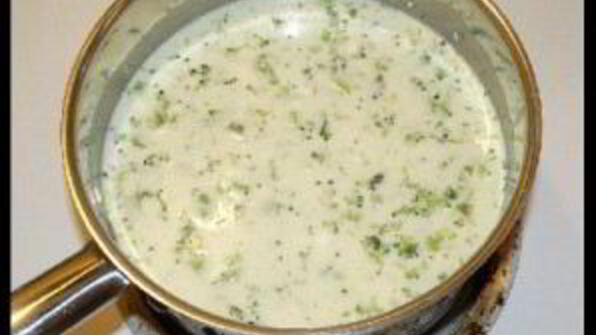 сырный суп с брокколи