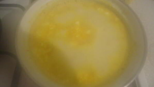 сырный суп с горошком