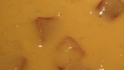 Сырный суп с картошкой и колбасой