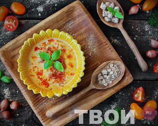 Сырный суп с курицей