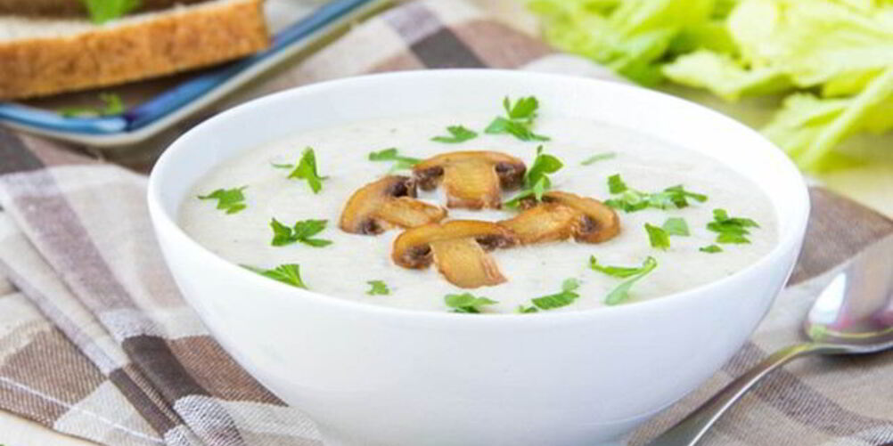 Рецепт сырного супа с шампиньонами