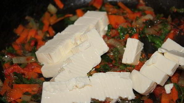 сырный супчик с тыквенными клецками