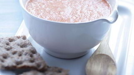 Томатный суп с базиликом