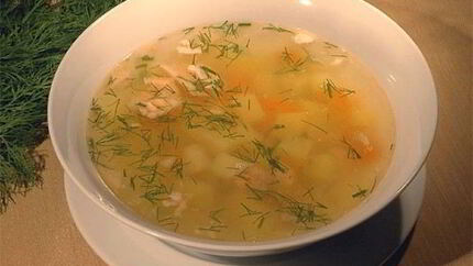 Уха из брюшек семги