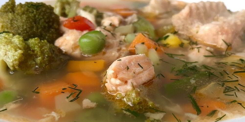 Рецепт ухи из красной рыбы