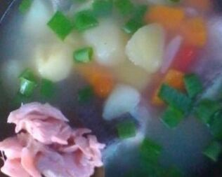 Уха из лосося и форели