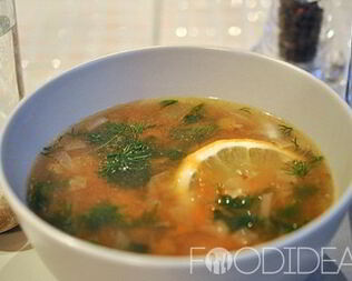 Уха из осетра