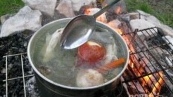 уха на природе