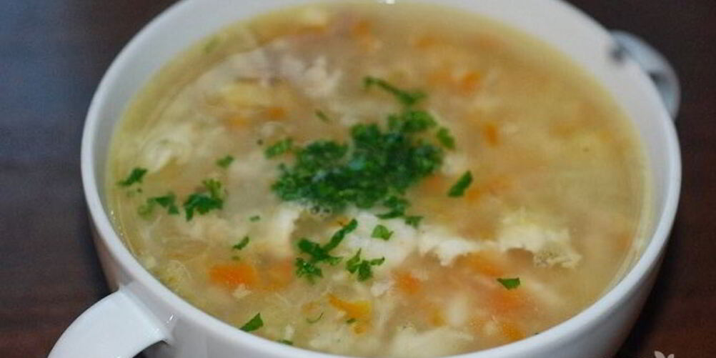 Рецепт ухи со взбитым яйцом